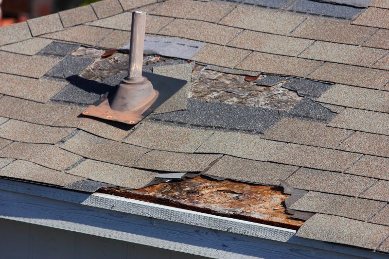 Damaged Roof Replacement